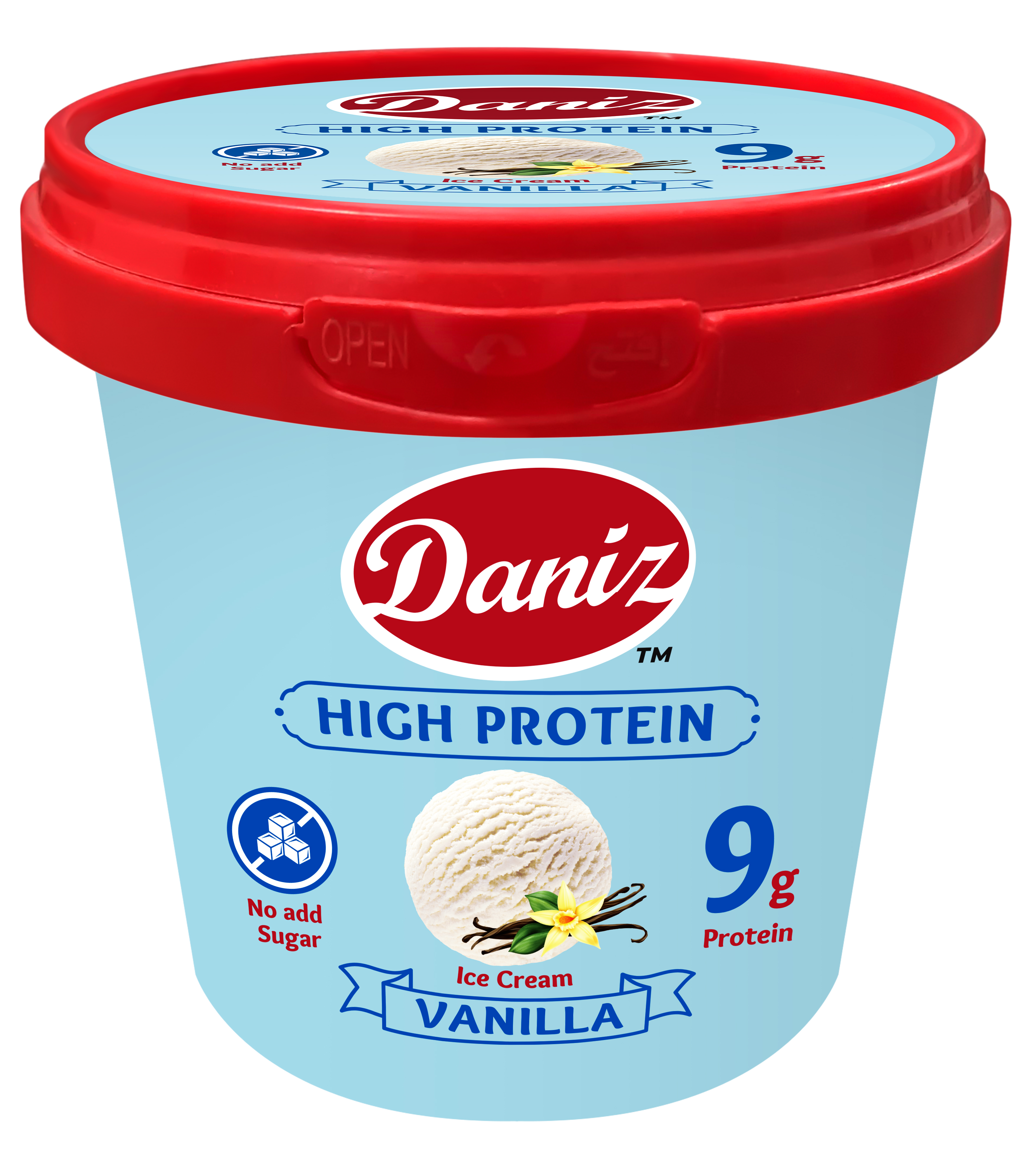  دانيز ايس كريم (نكهة الفانيليا) 