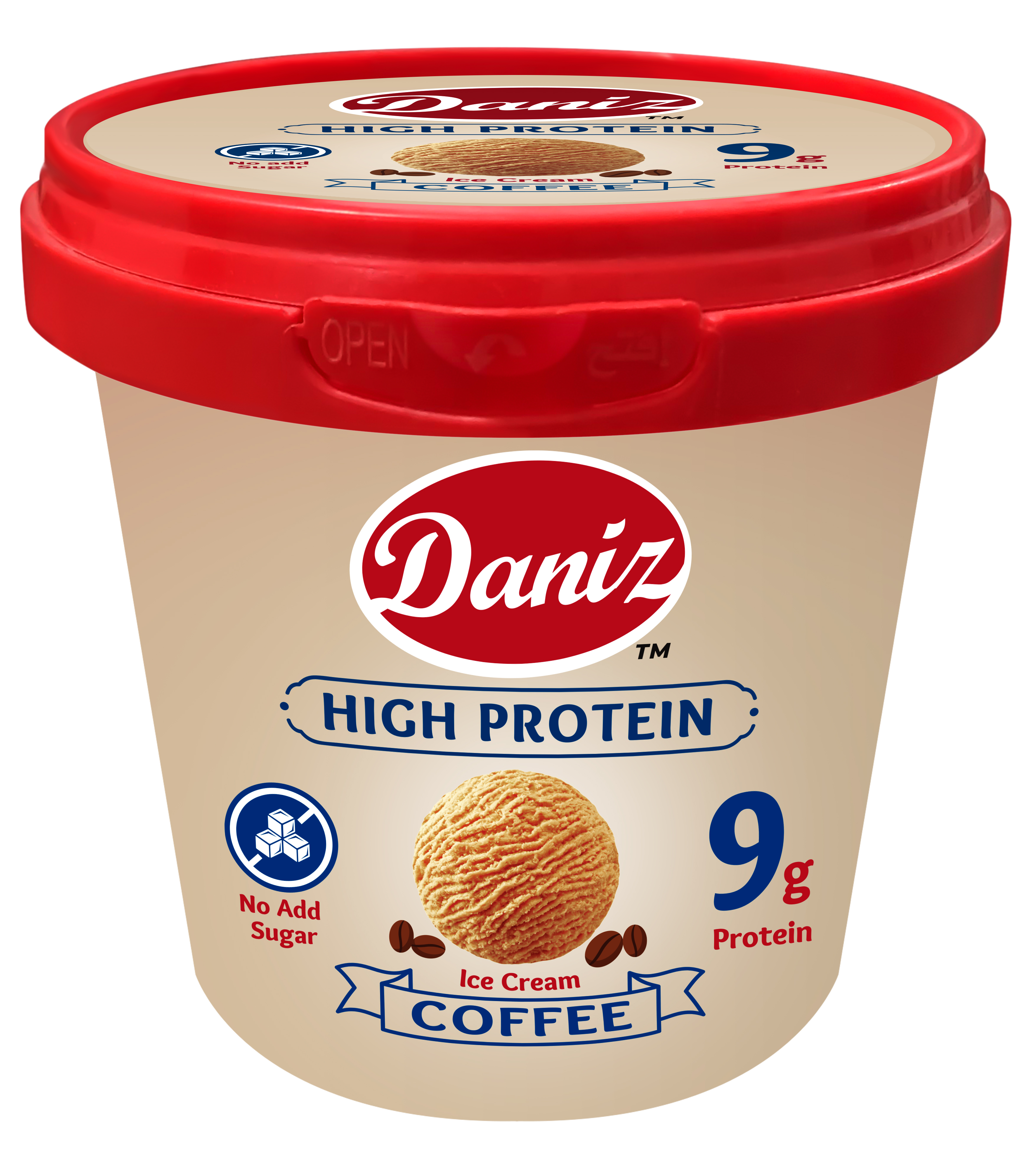  دانيز ايس كريم (نكهة القهوه) 